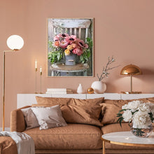 Load image into Gallery viewer, Diamond Painting - Full Round - bouquet on chair (40*50CM)