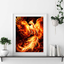 Load image into Gallery viewer, Diamond Painting - Full Round - flame phoenix (50*60CM)