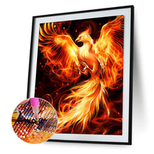 Load image into Gallery viewer, Diamond Painting - Full Round - flame phoenix (50*60CM)