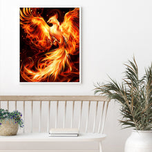 Load image into Gallery viewer, Diamond Painting - Full Round - flame phoenix (50*60CM)