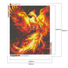 Load image into Gallery viewer, Diamond Painting - Full Round - flame phoenix (50*60CM)