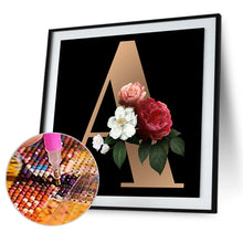 Load image into Gallery viewer, Diamond Painting - Full Square - letters and flowers (30*30CM)