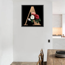 Load image into Gallery viewer, Diamond Painting - Full Square - letters and flowers (30*30CM)