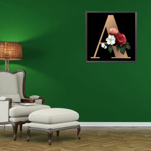 Load image into Gallery viewer, Diamond Painting - Full Square - letters and flowers (30*30CM)