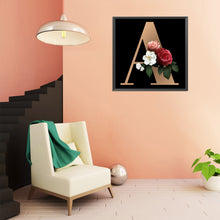 Load image into Gallery viewer, Diamond Painting - Full Square - letters and flowers (30*30CM)