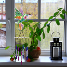 Load image into Gallery viewer, Acrylic Wind Chime Bell Pendant DIY Diamond Painting Home Decor