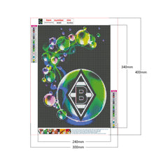 Load image into Gallery viewer, Diamond Painting - Full Round - Borussia Monchengladbach logo (30*40CM)