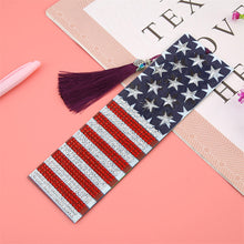 Load image into Gallery viewer, 5D DIY Diamond Painting Bookmark National Flag Tassel Book Marks (AA976)