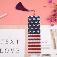 Load image into Gallery viewer, 5D DIY Diamond Painting Bookmark National Flag Tassel Book Marks (AA976)
