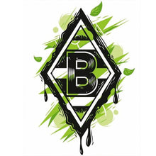 Load image into Gallery viewer, Diamond Painting - Full Round - Borussia Monchengladbach logo (30*40CM)