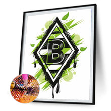 Load image into Gallery viewer, Diamond Painting - Full Round - Borussia Monchengladbach logo (30*40CM)