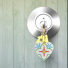 Load image into Gallery viewer, 5pcs Mosaic Diamond Painting Keychain 5D DIY Rhinestone Keyring Kit