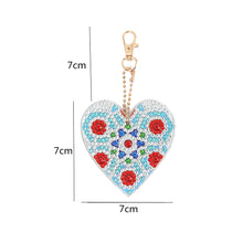Load image into Gallery viewer, 5pcs Mosaic Diamond Painting Keychain 5D DIY Rhinestone Keyring Kit