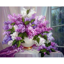 Load image into Gallery viewer, Diamond Painting - Full Round - vase bouquet (40*30CM)