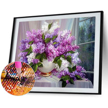Load image into Gallery viewer, Diamond Painting - Full Round - vase bouquet (40*30CM)