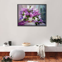 Load image into Gallery viewer, Diamond Painting - Full Round - vase bouquet (40*30CM)
