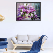 Load image into Gallery viewer, Diamond Painting - Full Round - vase bouquet (40*30CM)