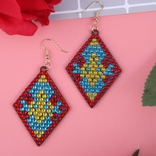 Load image into Gallery viewer, 5D DIY Diamond Painting Earrings Double-sided Diamond Drop Earrings (RZ021)