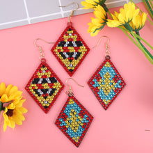 Load image into Gallery viewer, 5D DIY Diamond Painting Earrings Double-sided Diamond Drop Earrings (RZ021)