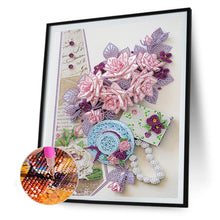 Load image into Gallery viewer, Diamond Painting - Partial Special Shaped - quilling paper (30*40cm)