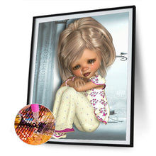 Load image into Gallery viewer, Diamond Painting - Full Round - big eyes girl (30*40CM)
