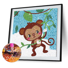 Load image into Gallery viewer, Diamond Painting - Full Crystal - little monkey (18*18CM)