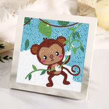Load image into Gallery viewer, Diamond Painting - Full Crystal - little monkey (18*18CM)