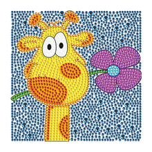 Load image into Gallery viewer, Diamond Painting - Full Crystal - giraffe (18*18CM)