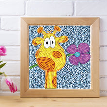 Load image into Gallery viewer, Diamond Painting - Full Crystal - giraffe (18*18CM)