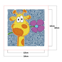 Load image into Gallery viewer, Diamond Painting - Full Crystal - giraffe (18*18CM)