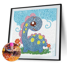 Load image into Gallery viewer, Diamond Painting - Full Crystal - little dinosaur (18*18CM)