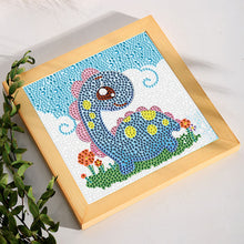 Load image into Gallery viewer, Diamond Painting - Full Crystal - little dinosaur (18*18CM)
