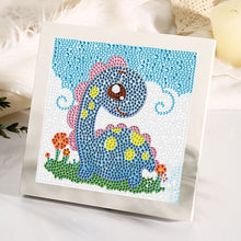 Load image into Gallery viewer, Diamond Painting - Full Crystal - little dinosaur (18*18CM)