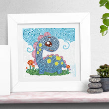 Load image into Gallery viewer, Diamond Painting - Full Crystal - little dinosaur (18*18CM)