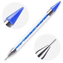 Load image into Gallery viewer, Dual Heads Dotting Wax Pen Point Drill Picker Nail Art Studs Dotter (Blue)