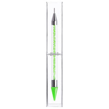 Load image into Gallery viewer, Dual Heads Dotting Wax Pen Point Drill Picker Nail Art Studs Dotter (Green)
