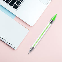 Load image into Gallery viewer, Dual Heads Dotting Wax Pen Point Drill Picker Nail Art Studs Dotter (Green)