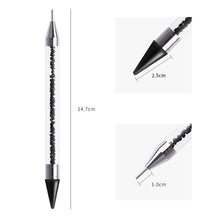 Load image into Gallery viewer, Dual Heads Dotting Wax Pen Point Drill Picker Nail Art Studs Dotter (Black)