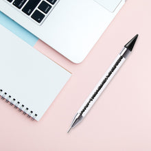 Load image into Gallery viewer, Dual Heads Dotting Wax Pen Point Drill Picker Nail Art Studs Dotter (Black)