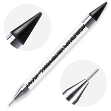 Load image into Gallery viewer, Dual Heads Dotting Wax Pen Point Drill Picker Nail Art Studs Dotter (Black)