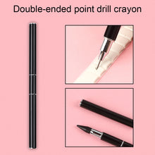 Load image into Gallery viewer, Dual Heads Gem Picking Point Drill Pen Diamond Painting Wax Pencil (Black)