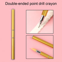 Load image into Gallery viewer, Dual Heads Gem Picking Point Drill Pen Diamond Painting Wax Pencil (Gold)