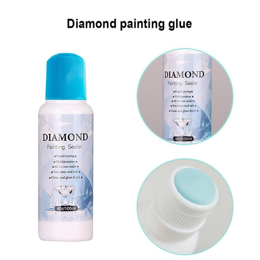 100ml Diamond Painting Sealer Conserver Permanent Hold Shine Effect Agent
