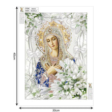 Load image into Gallery viewer, Diamond Painting - Partial Special Shaped - Madonna (30*40cm)