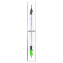 Load image into Gallery viewer, Dual Heads Dotting Wax Pen Point Drill Picker Nail Art Studs Dotter (Green)