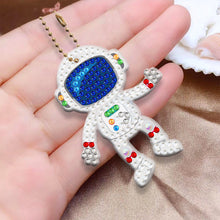Load image into Gallery viewer, 5pcs Diamond Painting Keychain DIY Planet Man Key Ring Pendants (YSK082)