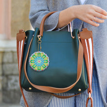 Load image into Gallery viewer, 5pcs Diamond Painting Keychain DIY Mandala Key Ring Pendants (YSK086)