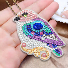 Load image into Gallery viewer, 5pcs Diamond Painting Keychain DIY Bird Animal Key Ring Pendants (YSK092)