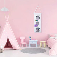 Load image into Gallery viewer, Wall Hanging Storage Bag DIY Owl Diamond Painting Home Organizer (AA1024)