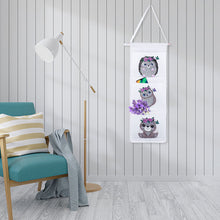 Load image into Gallery viewer, Wall Hanging Storage Bag DIY Owl Diamond Painting Home Organizer (AA1024)